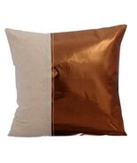 Metallic Faux Leather 16"x16" Copper Pillows Cover, Better Half Copper - $24.73+