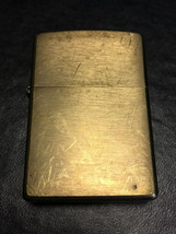 2015 Zippo Working Cigarette Lighter Brass Brushed Finish Color Made In ... - $29.95