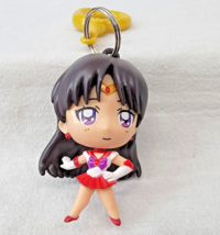 Sailor Moon Sailor Mars Backpack Hanger Figure Clip On Keychain Blind Bag - £7.60 GBP