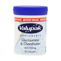 Valupak Glucosamine &amp;Chondroitin 400/100mg 90 Capsules  - $23.00