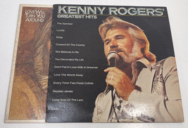 Lot of 2, Kenny Rogers - Greatest Hits, Love Will Turn You Around (Vinyl LPs) - £11.98 GBP
