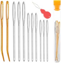 Pikdmin 11pcs Large Eye Sewing Needles Kit Stainless Steel Large Eye Blunt  - $289.68 MXN
