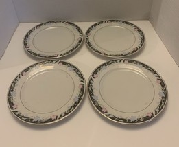 Lot Of 4 1988 China Pearl Stoneware  Serena Salad Plates - $20.00