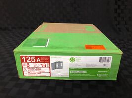 Square D HOM816L125PRB 125A 8/16 Circuit Outdoor Load Center New Sealed - $89.09
