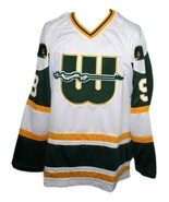 Any Name Number New England Whalers Wha Retro Hockey Jersey Howe White A... - $74.88 CAD