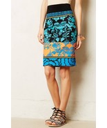 NWT PLENTY by TRACY REESE BLOCKPRINT FLORAL VASE PENCIL SKIRT 2 - $95.27 CAD