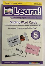 Your Baby Can Learn! English Sliding Word Cards – Volume 5 - £5.54 GBP