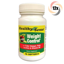 12x Bottles Healthy Sense Weight Control Dietary Softgels | 16 Per Bottle - £18.86 GBP