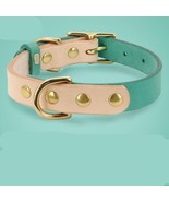Luxury Leather Cat Collar With Customizable Engraved Plate - Vibrant Col... - £31.56 GBP