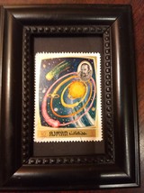 Framed Stamp Art - Collectible Postage Stamp- Johannes Kepler - £6.30 GBP