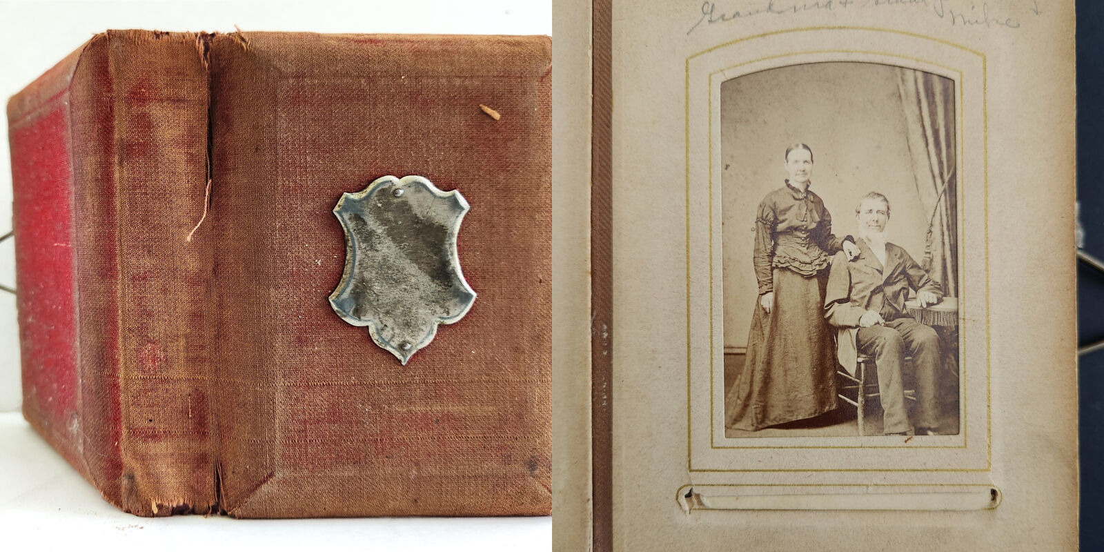 Primary image for antique EALY PHOTOGRAPH ALBUM henderson huntingdon pa cdv tintype