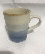 Vintage Gibson Everyday Coffee Mug - Blue and White Stripes - $6.93