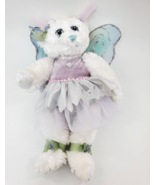 Jody Bergsma Fairy Bear Lavender Blue 2003 HTF Plush Stuffed Toy B317 - $54.45 CAD