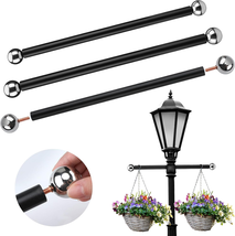 3 Pcs 16/22 Inch Lamp Post Cross Arm Handle Replacement Steel Cross Arm ... - $42.56
