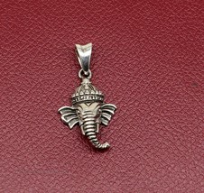 92.5 terling silver Lord Ganesha pendant, excellent unique design stylish ssp885 - £23.36 GBP