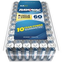 Rayovac Alkaline Batteries Recloseable Pro Pack (AA, 60 Pk) ! - £62.50 GBP