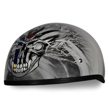 Daytona Helmets D6-TH Skull Cap W/ Thunder DOT Approved Motorcycle Helmet - $91.76