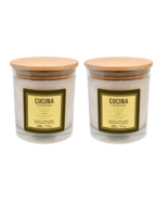 Cucina Coriander &amp; Olive Tree Perfumed Plant Based Wax Candle 7.7 Oz - 2... - £29.48 GBP