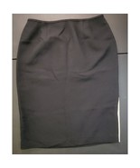 Dressbarn size 12 black knee length pencil skirt - $12.00