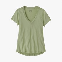 Patagonia women&#39;s side current tee top in Salvia Green - size M - £38.33 GBP