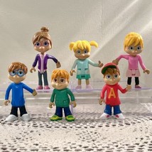 Alvin And The Chipmunks Chipettes Figures Toys Lot Of 6 Mattel 2016 - £28.19 GBP