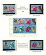 ZAYIX 1989 Micronesia MNH 72-75 Floral Hairstyles / Flowers / Costumes 0... - £2.46 GBP