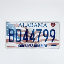 United States Alabama God Bless America Passenger License Plate BD44799 - £11.82 GBP