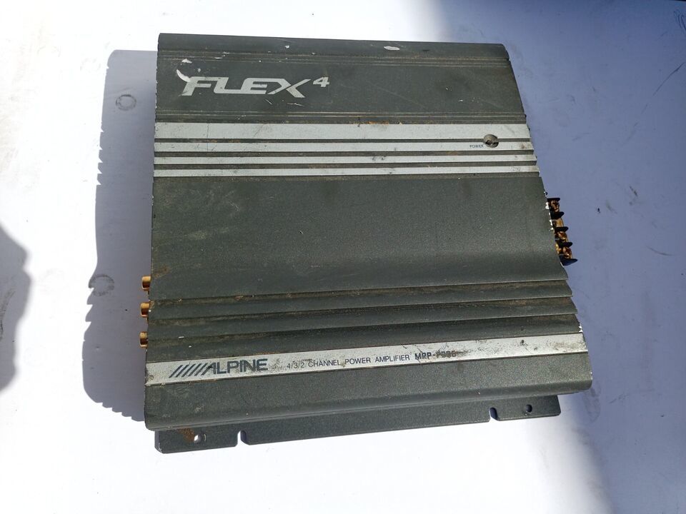 *UNTESTED* CAR ALPINE MRP-F306 FLEX 4 4/3/2 CHANNEL BRIDGEABLE POWER AMP... - $25.10