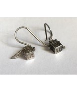 Sterling Silver Teenie Tiny Hinged Heart Prayer Box Earrings-THAILAND 92... - $33.85 CAD