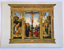 Crucifixion With Saints PERUGINO Plate 64 Metropolitan Seminars 9x13 in. - £15.56 GBP
