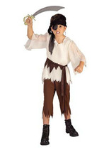 Pirate Buccaneer Swashbuckler Child Halloween Costume Boy&#39;s Size Small (4-6) - £11.65 GBP