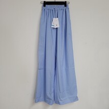Scentism Studio Comfortable Blue and White Striped Pants with Drawstring - $23.26