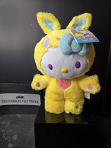 Hello Kitty Easter Side Stepper Musical Greeter Yellow Bunny Hop 2024 - $42.56