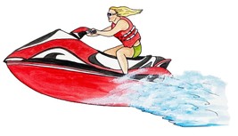Female Jet Skiing Recreational Fun Water Sports Jet Ski - £5.55 GBP+