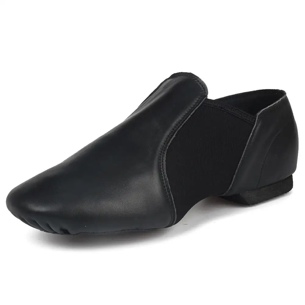 HROYL Jazz Dance Shoes For Men And Women Leather Standard Dance Shoes Unisex Cas - £130.60 GBP