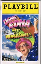 Playbill Dame Edna Back With A Vengeance Music Box 2004 + Ticket Stub - £8.10 GBP