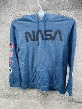 NASA Space Hoodie Blue Mens Size XXL Pullover Sweater Mission Operations - £25.90 GBP