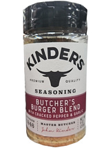 Kinder&#39;s Butcher&#39;s Burger Blend With Cracked Pepper &amp; Garlic 9oz  - £10.72 GBP