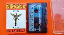 Nirvana In Utero Cassette Tape EU Release Kurt Cobain Grunge Seattle Nirvana  - £9.49 GBP