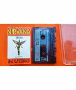 Nirvana In Utero Cassette Tape EU Release Kurt Cobain Grunge Seattle Nir... - £9.31 GBP