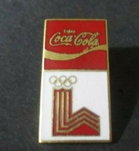 Coca -Cola Los Angeles Olympics Lapel Pin 1984 - £2.76 GBP