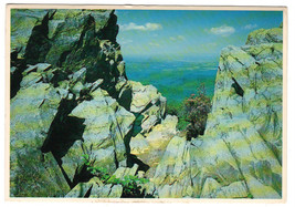 Very Fine Used Postcard . Blue ridge Parkway. Humpback Rocks. From USA to Canada - £2.34 GBP