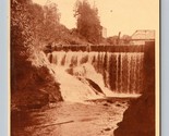 Middle Tumwater Falls Olympia Washington WA UNP DB Sepia Postcard Q10 - $8.87