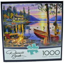 Buffalo Games Darrell Bush Canoe Lake Scenic View 1000 Piece Jigsaw Puzzle New - $22.98
