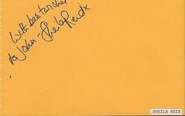 Sheila Reid Signed Vintage Album Page Benidorm - £23.52 GBP