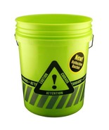 LEAKTITE 056XCA01020 5Gl Caution Pail Sftyyel Pk20, Multi - $32.57