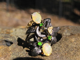 Haunted Ring EBONY MANOR WITCH ESTATE "Witches Brew" 5 powerful spells - $277.77