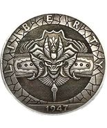 Moneda de fantasía de medio dólar Liberty 1947 con diseño demoníaco - $18.55 CAD