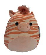 Squishmallows 11&quot; Josue Peach Zebra Toy Soft Plush Squishable Animal Pil... - $29.69