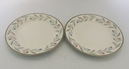 Nantucket Eggshell Nautilus Homer Laughlin Two Bread and Butter Plates USA - £11.64 GBP